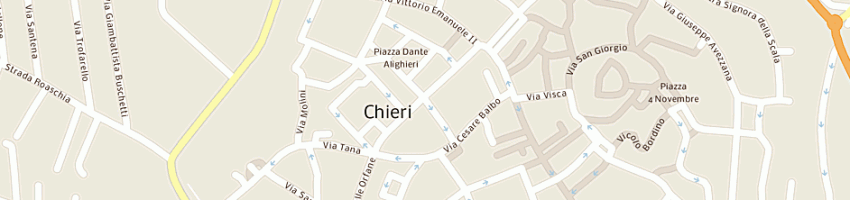 Mappa della impresa cacciatore antonio e saddi franca snc a CHIERI