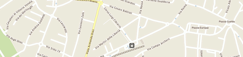 Mappa della impresa brait (srl) a CHIERI