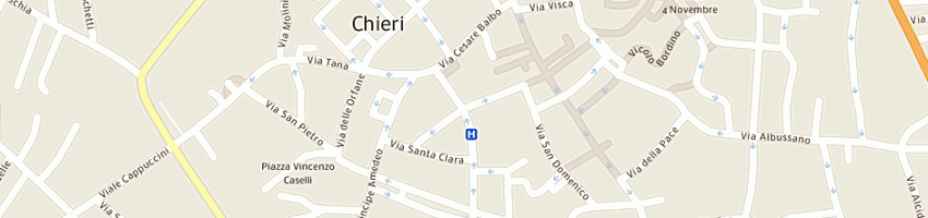 Mappa della impresa pennazio francesco a CHIERI