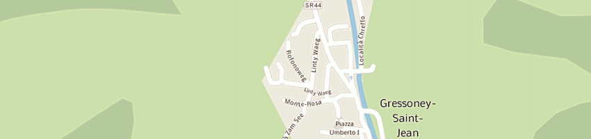 Mappa della impresa scuola media a GRESSONEY LA TRINITE