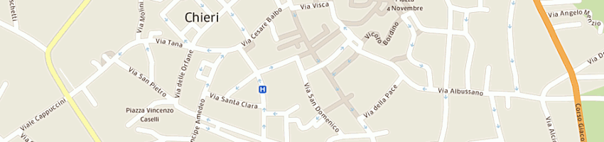 Mappa della impresa durando fulvio a CHIERI