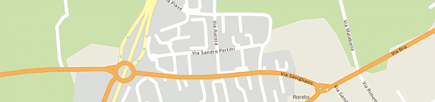 Mappa della impresa impresa edile le querce sas di iorio albino gaveglio vincenzo e c a CHERASCO