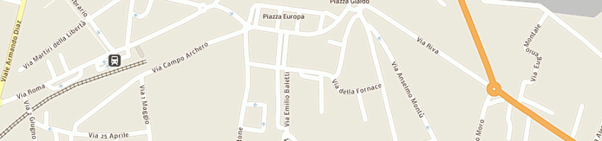 Mappa della impresa servetti francesco e c snc a CHIERI