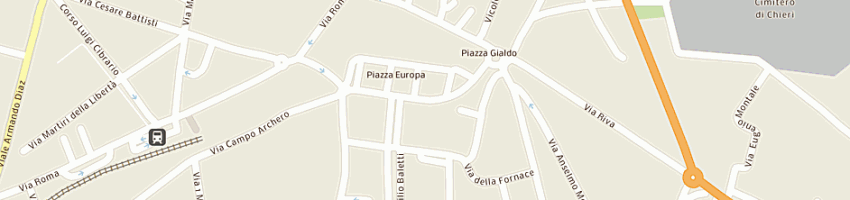 Mappa della impresa ronchetti fabio a CHIERI