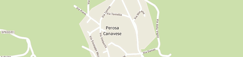Mappa della impresa pagnoni ettore di pagnoni e e c sas a PEROSA CANAVESE