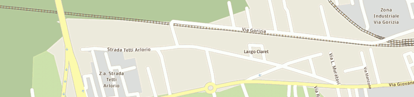 Mappa della impresa milanesio bartolo a BRA