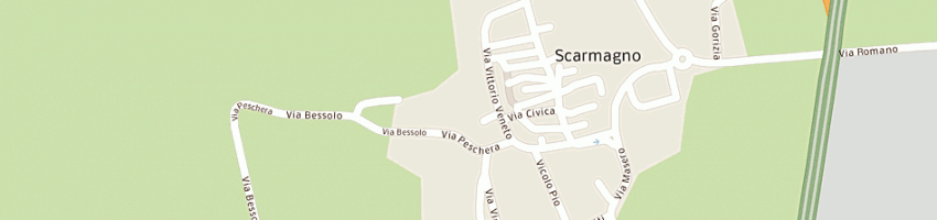Mappa della impresa betteto zana giovanna a SCARMAGNO