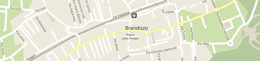 Mappa della impresa caffe' stazione a BRANDIZZO