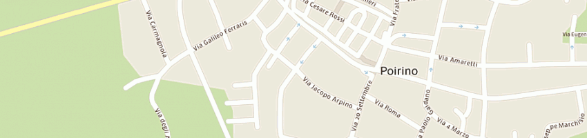 Mappa della impresa studio odontoiatrico cod e c sas a POIRINO