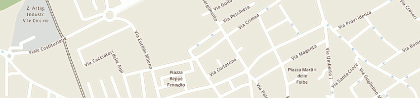 Mappa della impresa scuola materna a BRA