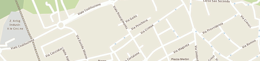 Mappa della impresa cedrino michele a BRA