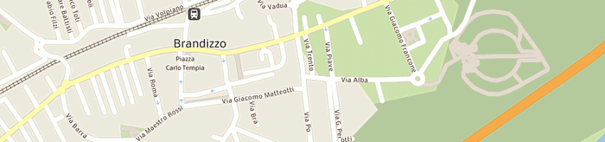 Mappa della impresa rizzi di ciro rizzi e c (sas) a TORINO