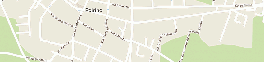 Mappa della impresa racing di ricalzone bruno a POIRINO