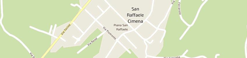 Mappa della impresa la piana di bordin narciso a SAN RAFFAELE CIMENA