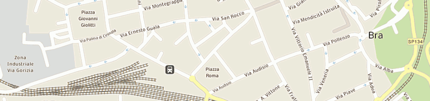 Mappa della impresa antico caffe' boglione di corsi john e csnc a BRA