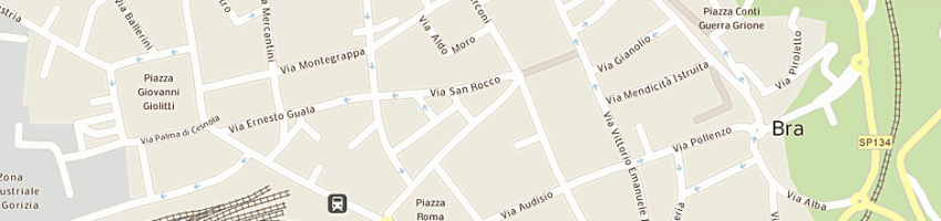 Mappa della impresa banca popolare di novara a BRA