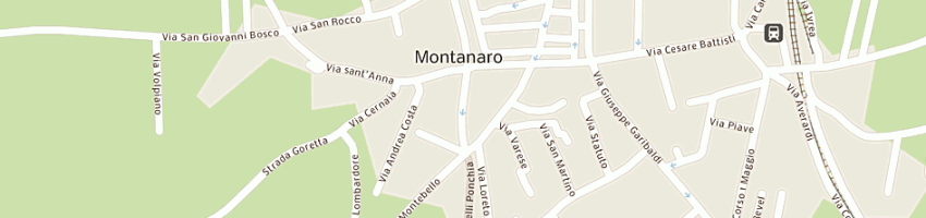 Mappa della impresa ferraris ruggero a MONTANARO