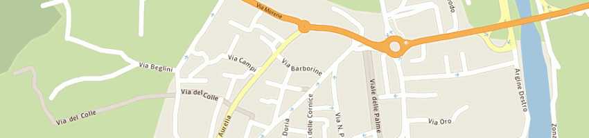 Mappa della impresa acquedotto irriguo barborine a TAGGIA