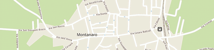 Mappa della impresa municipio a MONTANARO