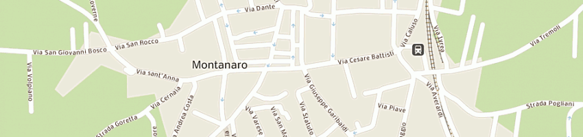 Mappa della impresa alimentare montanarese di pino teresa e c - sas a MONTANARO