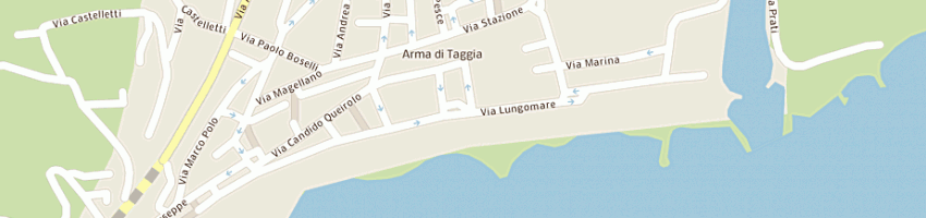 Mappa della impresa albergo graziella a TAGGIA