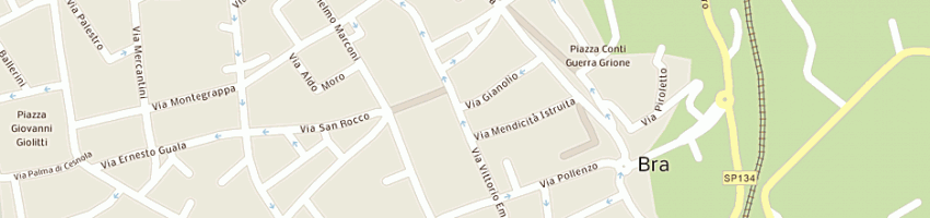 Mappa della impresa ternavasio stefano a BRA