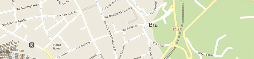 Mappa della impresa corino mauro e c snc a BRA