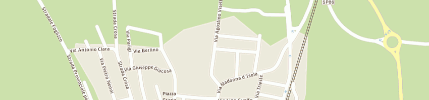 Mappa della impresa riente daniele a MONTANARO