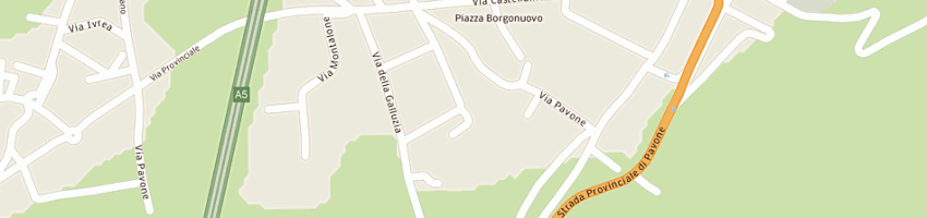 Mappa della impresa scuola materna borgo nuovo a BANCHETTE