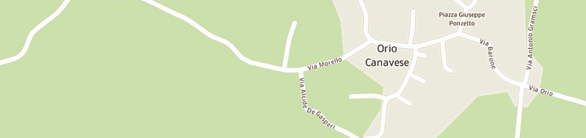 Mappa della impresa verga maurizio a ORIO CANAVESE