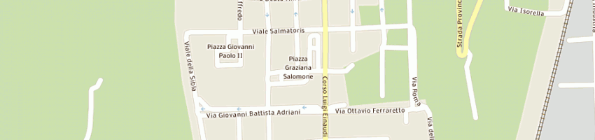 Mappa della impresa astegiano giovanni battista a CHERASCO