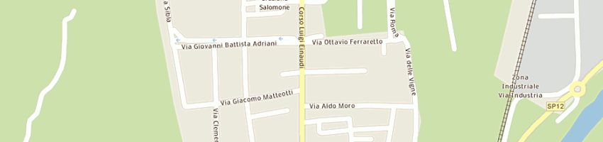 Mappa della impresa torta franco e c - snc a CHERASCO