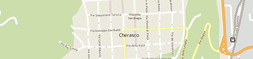 Mappa della impresa poste italiane spa a CHERASCO