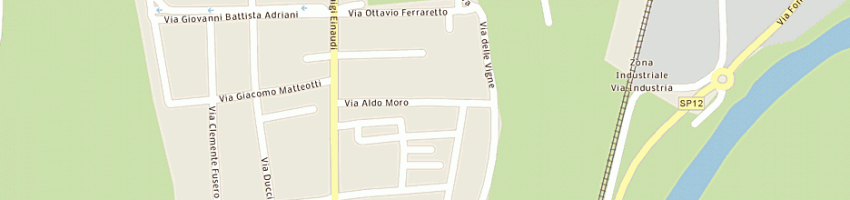 Mappa della impresa r e r di forno raffaella e c snc a CHERASCO