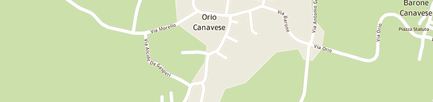 Mappa della impresa progetto 2010 di ponzetto piera e c sas a ORIO CANAVESE