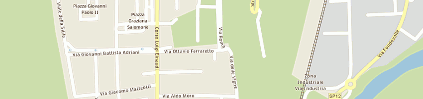 Mappa della impresa passone felice a CHERASCO