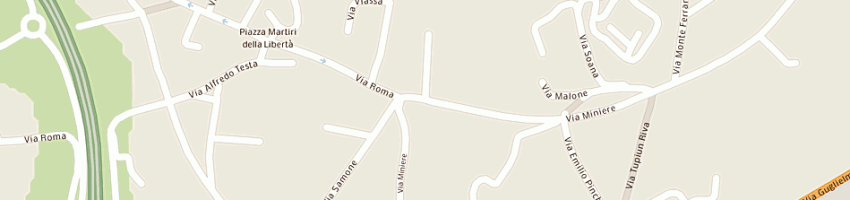 Mappa della impresa moda uomo di roviera sandro e c (snc) a BANCHETTE