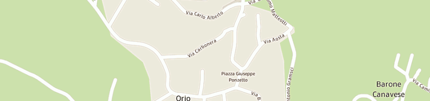 Mappa della impresa studio di restauro malachite a ORIO CANAVESE