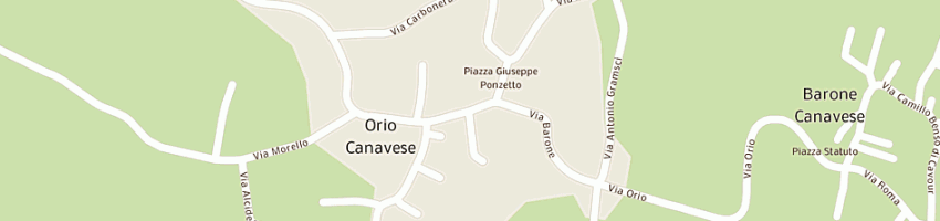 Mappa della impresa actis fisanotti bruna a ORIO CANAVESE