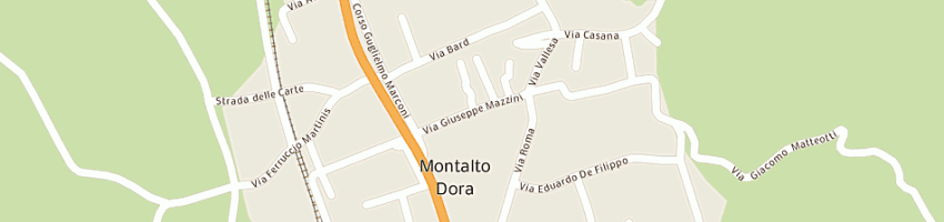Mappa della impresa laino fratelli di laino giovanni e c a MONTALTO DORA