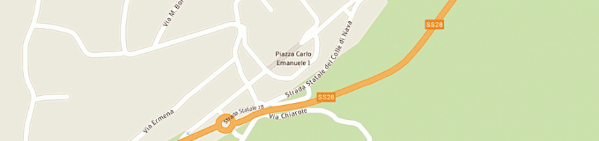 Mappa della impresa santuario della nativita' di maria ss in vicoforte casa regina montis regalis a VICOFORTE