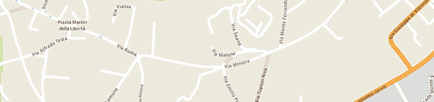 Mappa della impresa dedominici sergio a TORINO