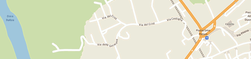 Mappa della impresa trotta dr giuseppe a IVREA