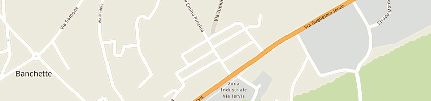 Mappa della impresa studio medico dentistico dr c aliberti (srl) a IVREA