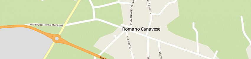 Mappa della impresa carpenterie metalliche pugno srl a ROMANO CANAVESE