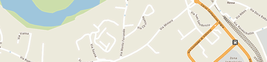Mappa della impresa de filippo giuseppe a IVREA