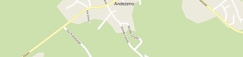 Mappa della impresa scuola elementare a ANDEZENO