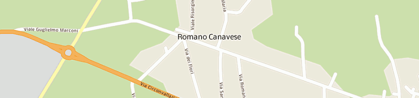 Mappa della impresa studio idea casa sas di reato christian e c a ROMANO CANAVESE