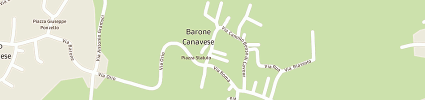 Mappa della impresa gamerro valeria a BARONE CANAVESE