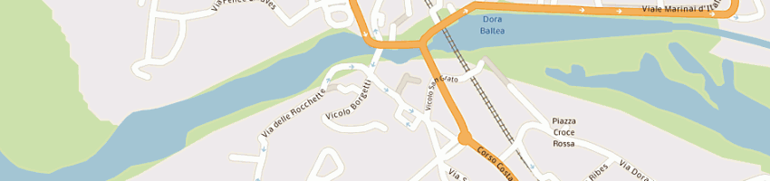 Mappa della impresa la duja d'or di scagnolari denise e c snc a IVREA